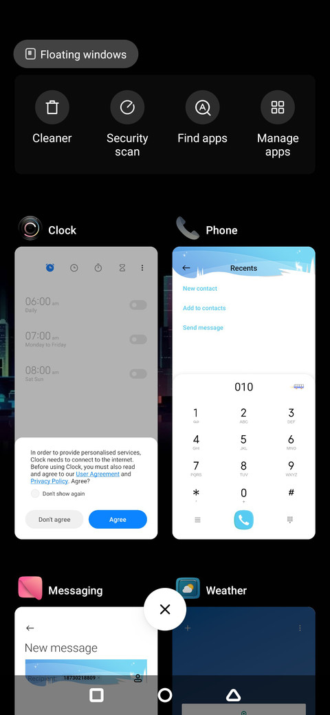 MI OS v12 screenshot