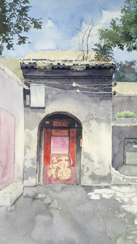 黄有维的北京写生 screenshot