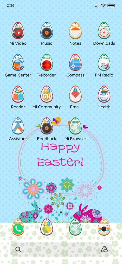 Colorful Easter screenshot