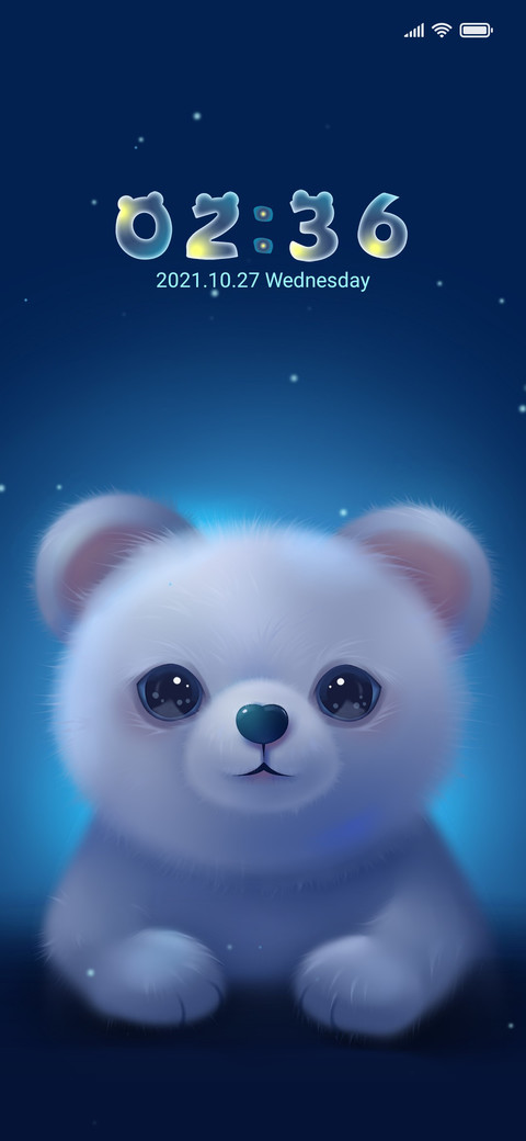 starry sky bear screenshot