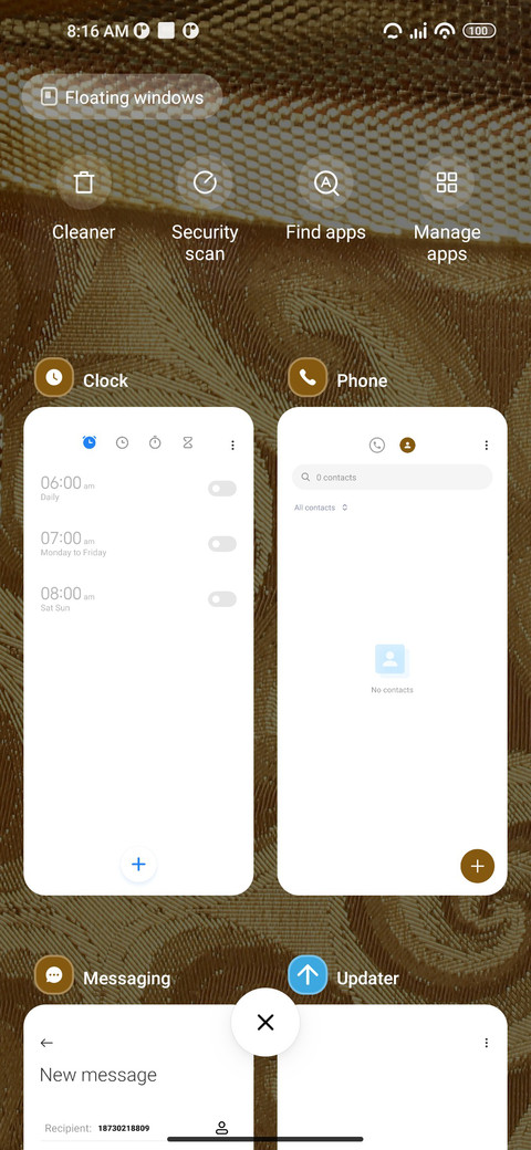 Present screenshot