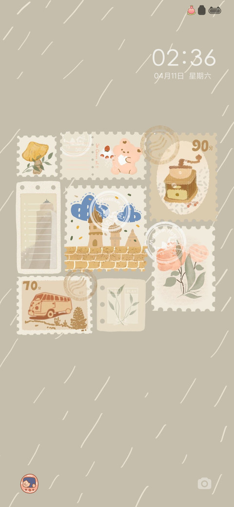 盐系邮票便利贴 screenshot