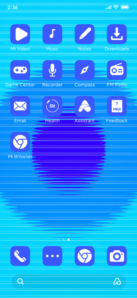 Flat Blue screenshot