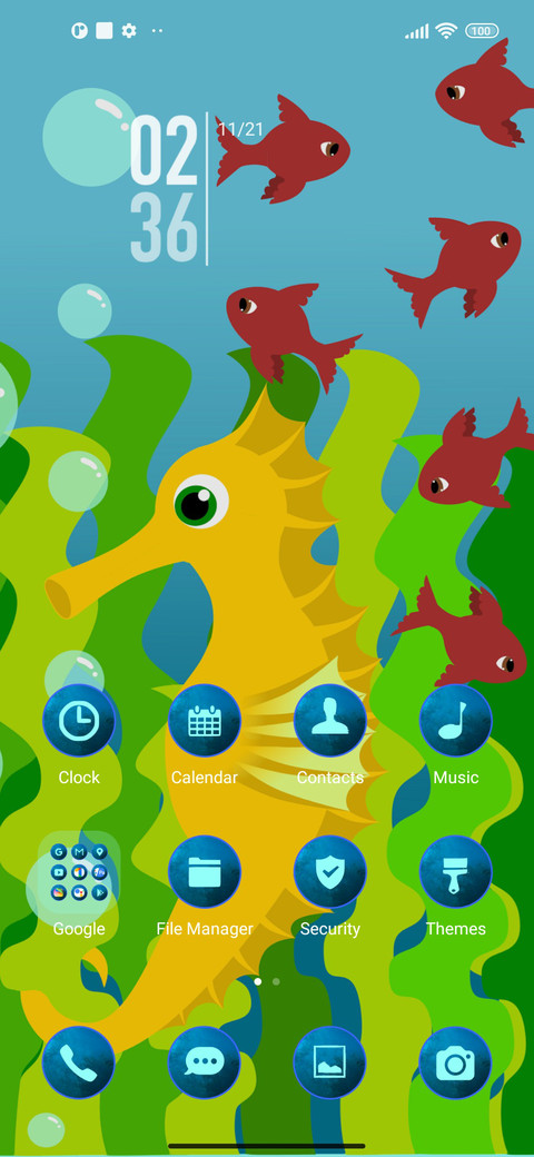 water seahorse screenshot