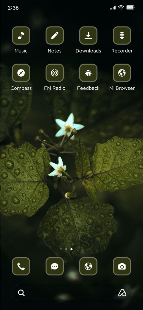 Water Droplets screenshot
