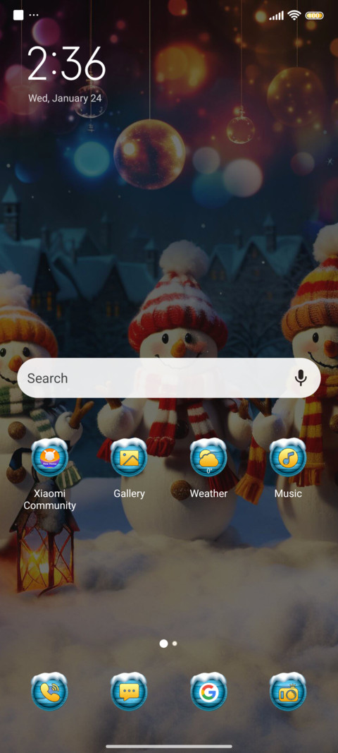 Christmas village screenshot