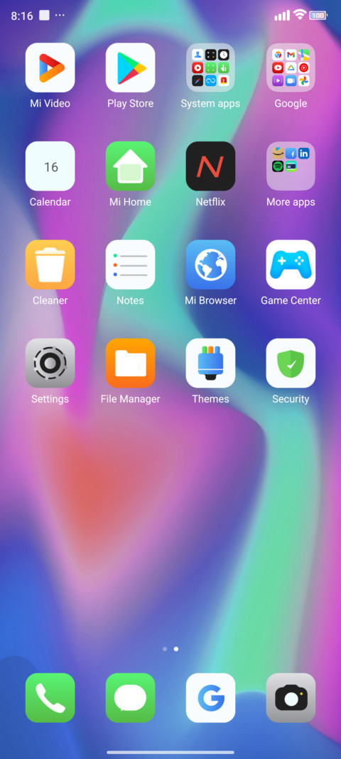 Widget pro screenshot