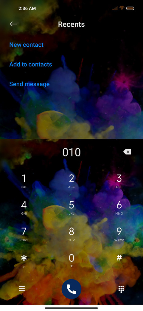 Pigment smoke screenshot