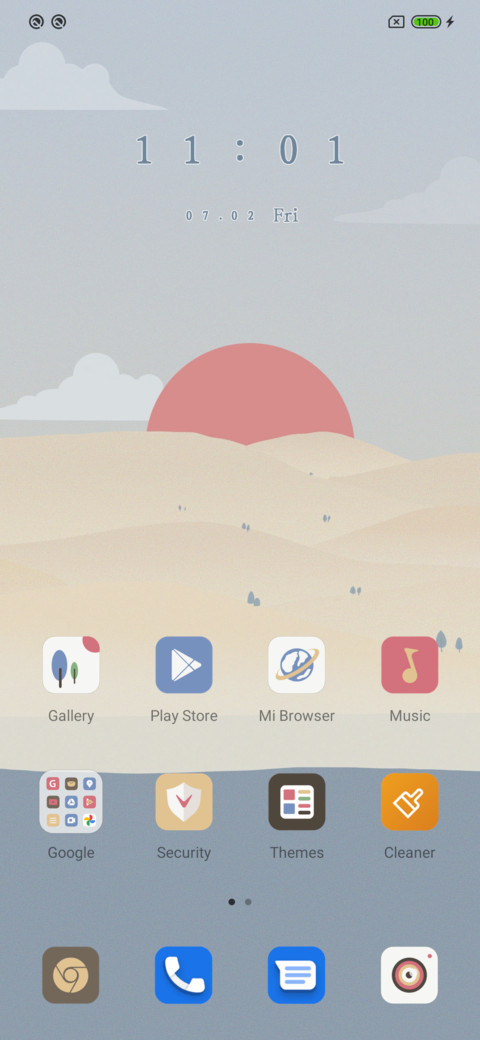Quiet screenshot