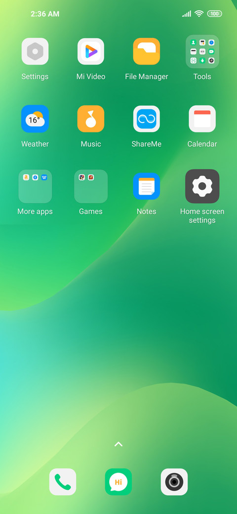 Gradient screenshot