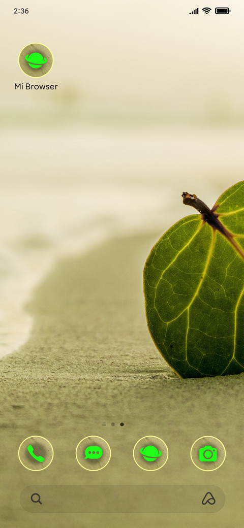 beach leaf screenshot