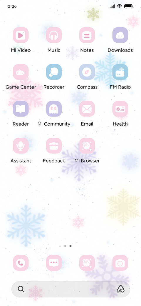 Snowflakes screenshot