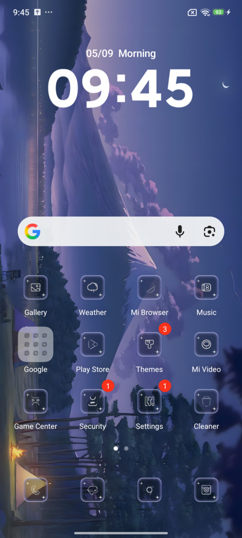 Purple screenshot