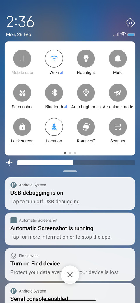 sky blue screenshot