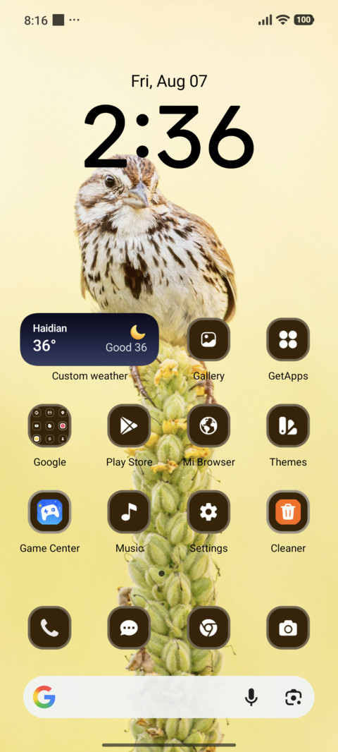 Sparrow screenshot