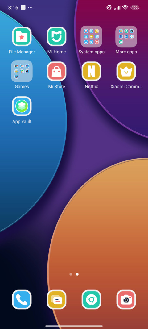 Blue Orange Purple screenshot