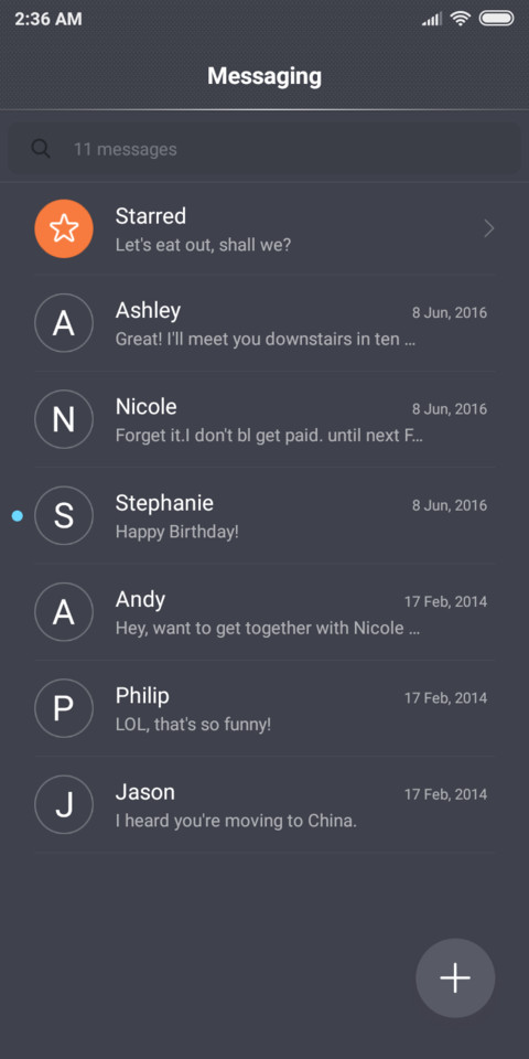 Mixture screenshot