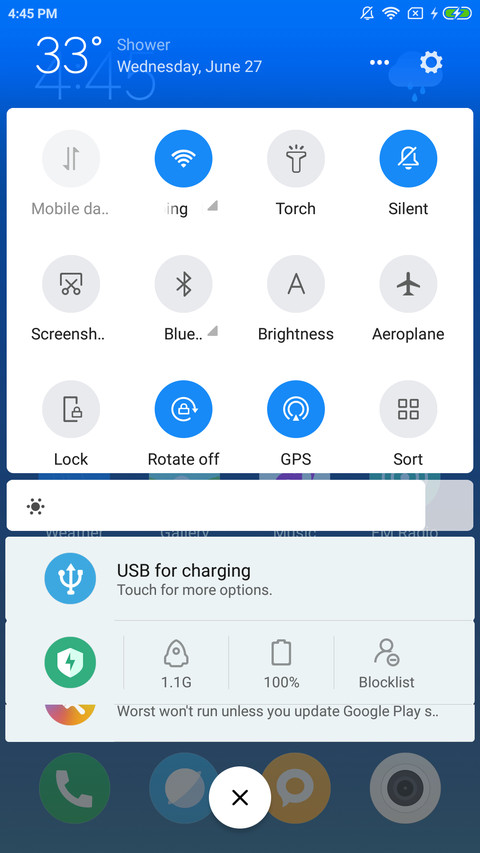 Android P Concept screenshot