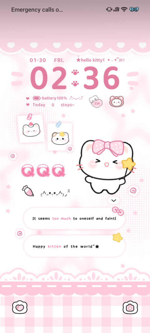Adorable cat screenshot