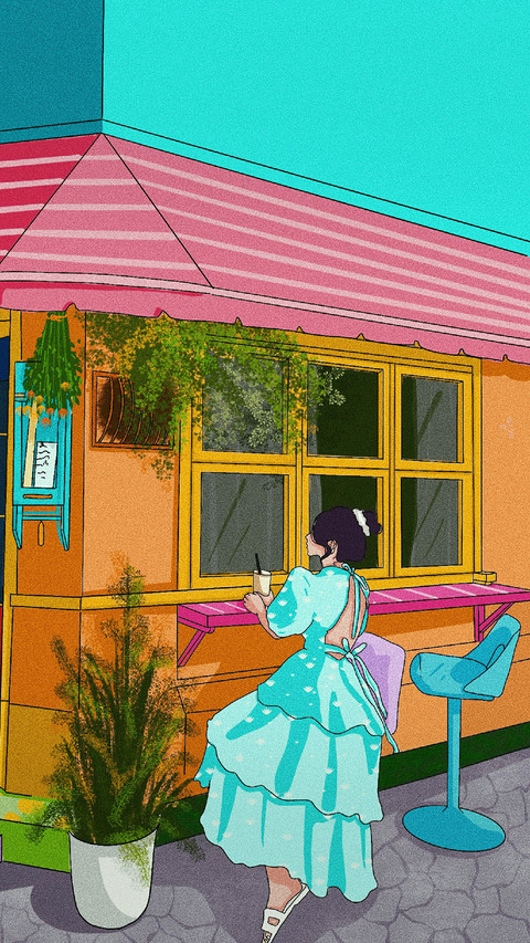 A Lady is Enjoying Afternoon Tea screenshot