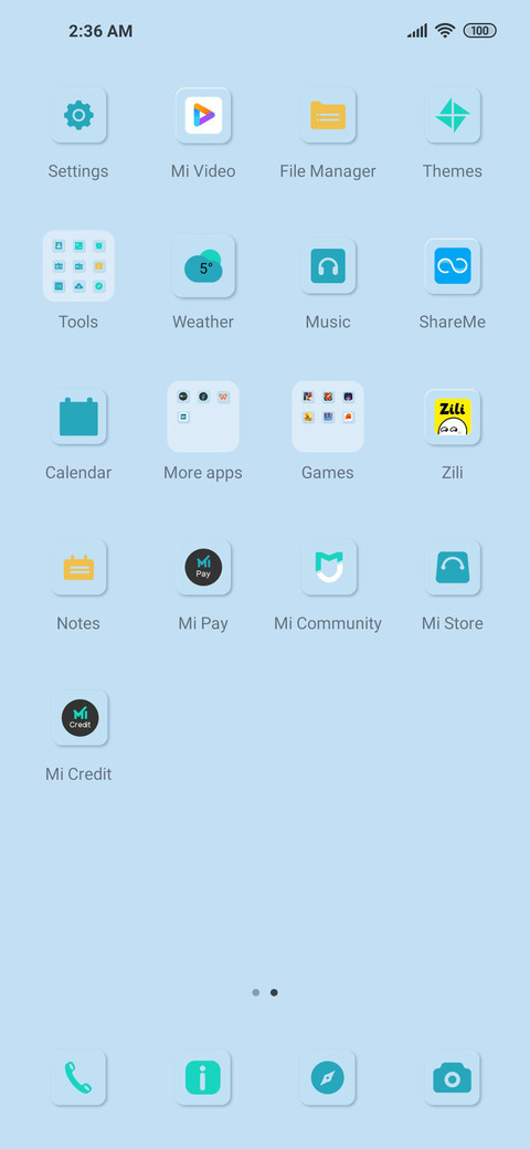Blue out of blue screenshot