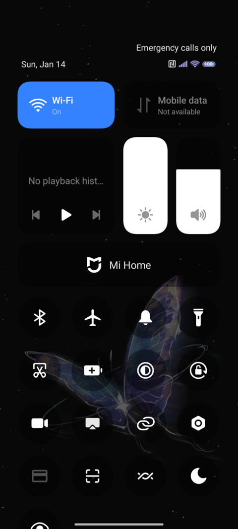 Simple butterfly screenshot
