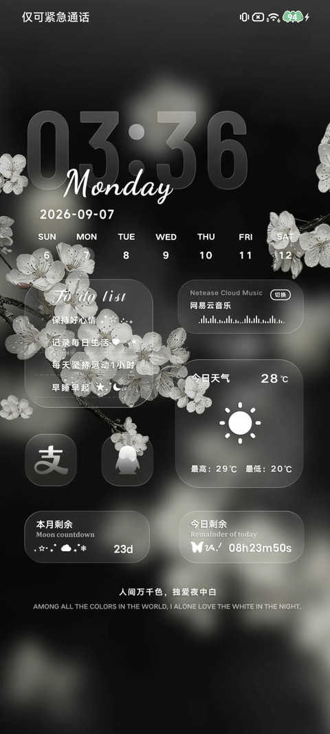景深重感 夜涧白花 screenshot