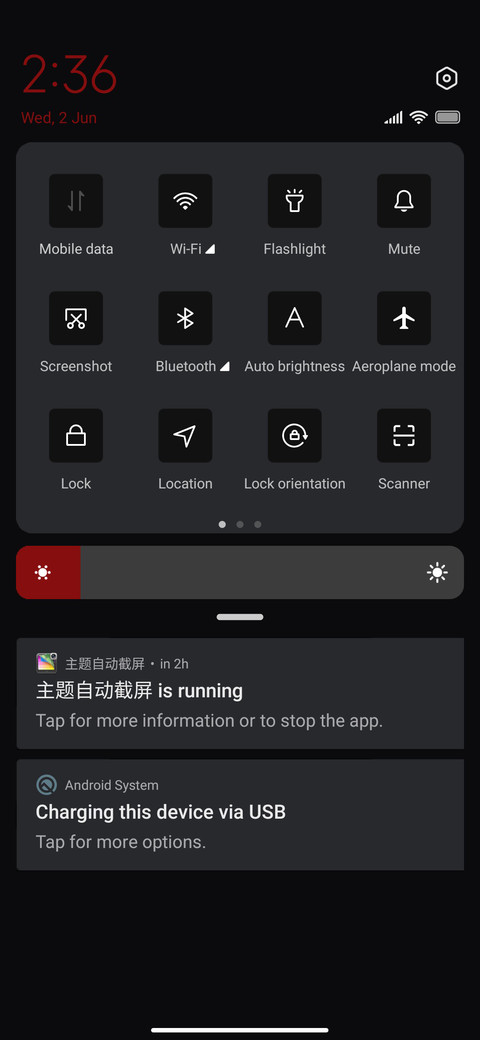 GREY AND RED screenshot