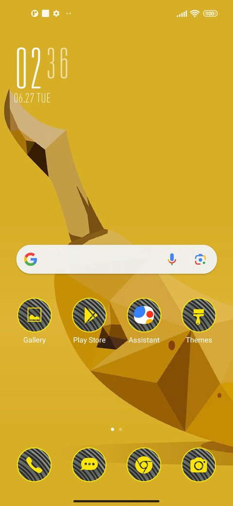 abstract banana screenshot