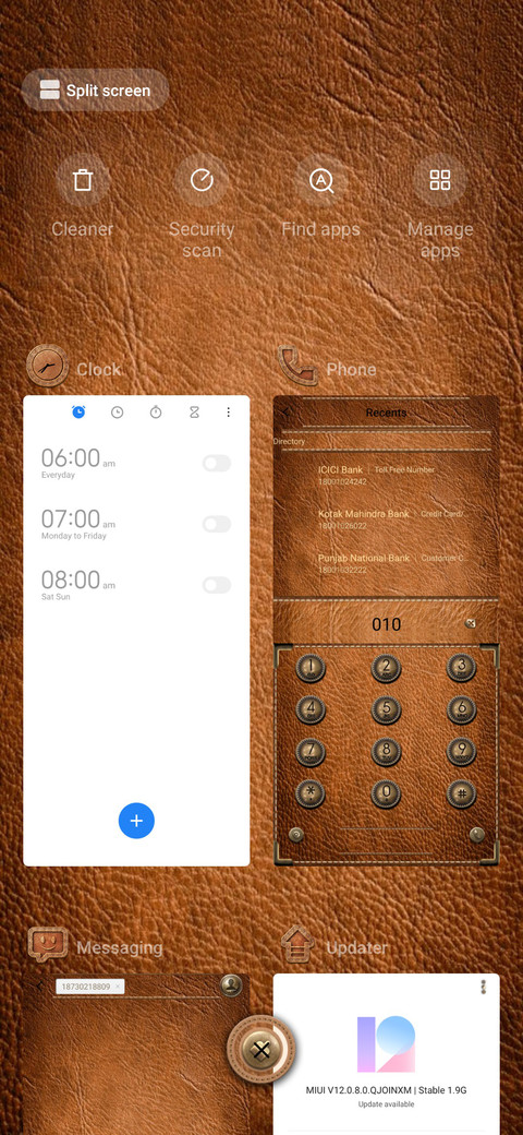 Leather screenshot