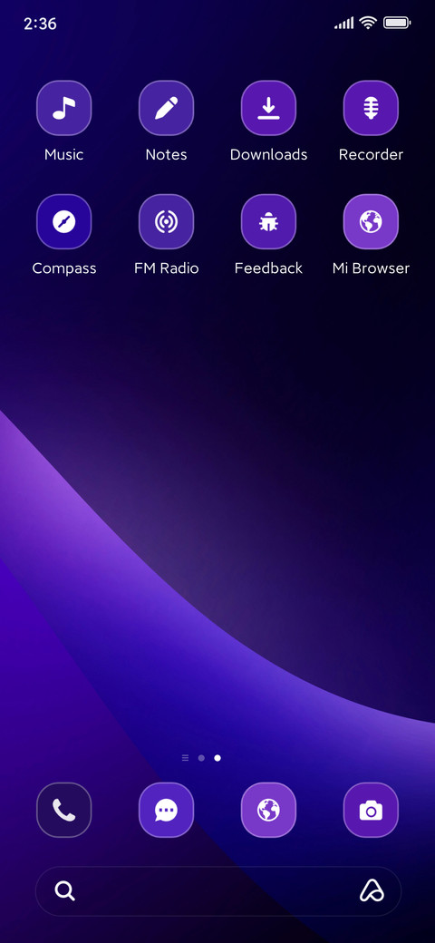 Violet Wave screenshot