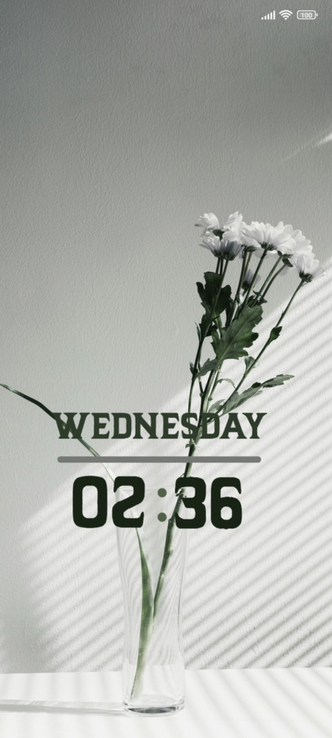 Floral screenshot