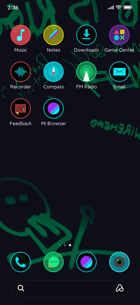 Neon Cyberware UI screenshot
