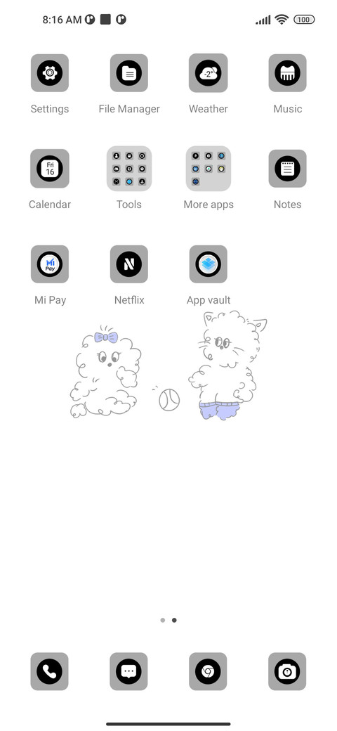 Simple lines screenshot
