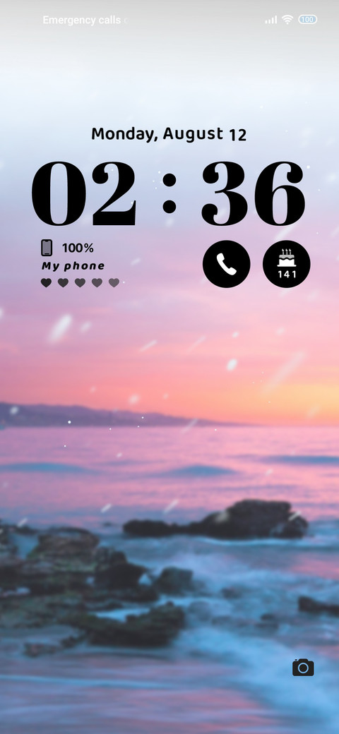 Pink blue coast screenshot