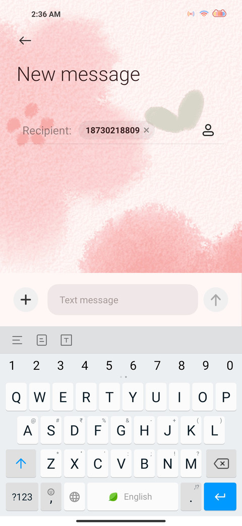 Pink flowers screenshot