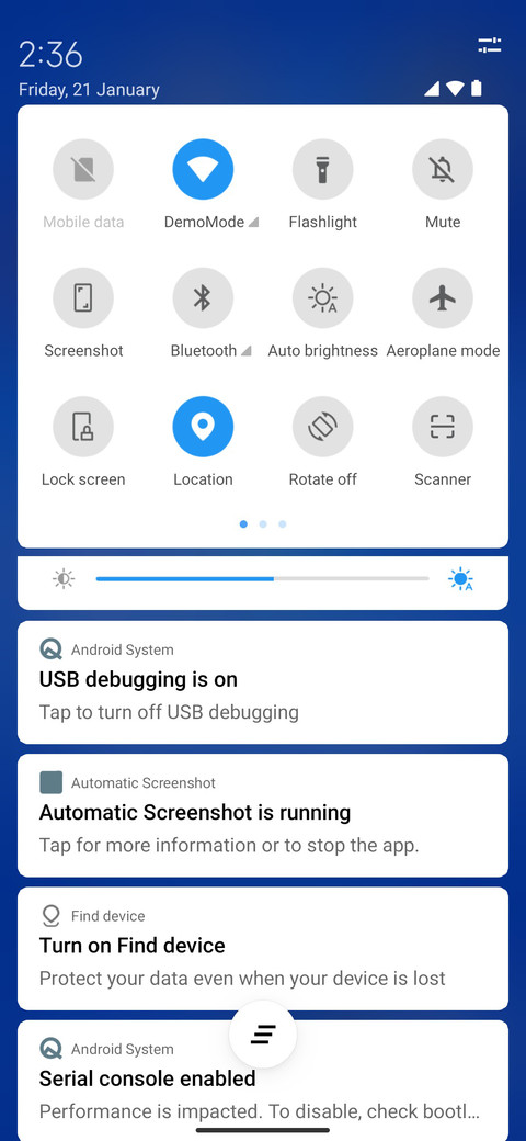 WaveOS screenshot