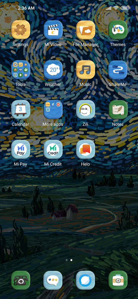 Field under Stars screenshot
