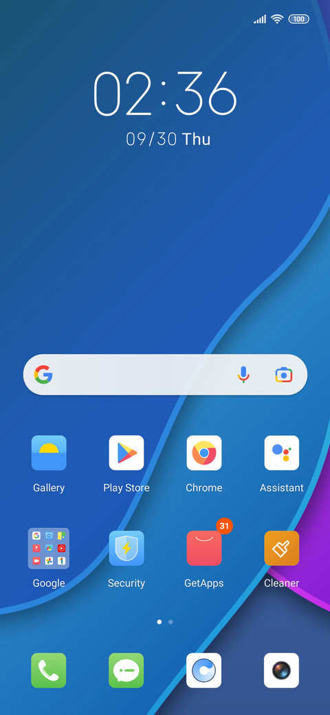 Fog blue screenshot