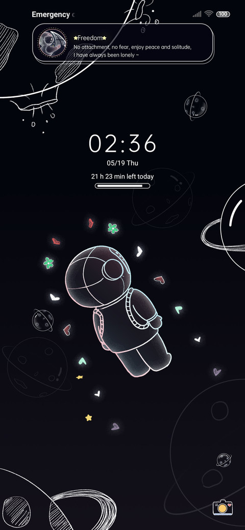Circling astronaut screenshot