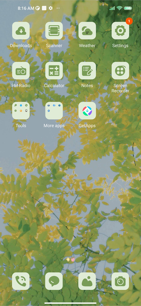 Eye care green screenshot