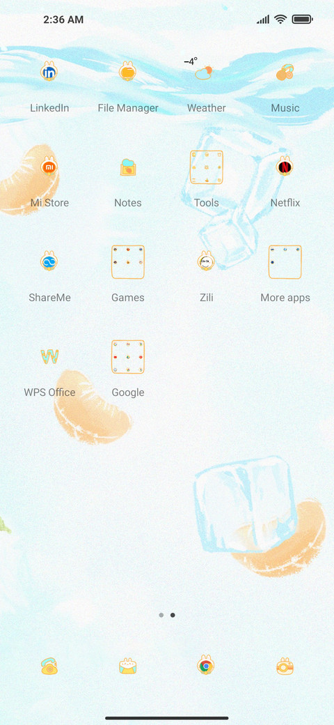 Summer orange soda screenshot