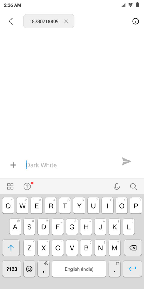 White v10 screenshot