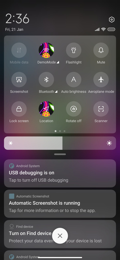 Kali screenshot