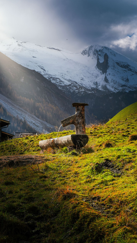 The drinking fountain in zille austria screenshot