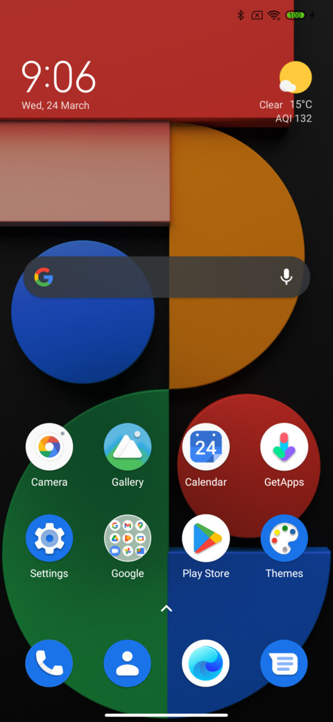 Pixel 5 screenshot