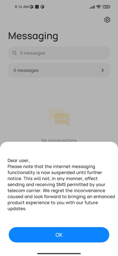 MYOOS screenshot