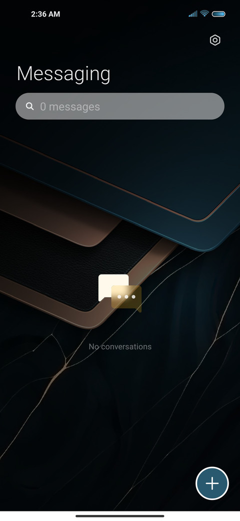 Business blue screenshot