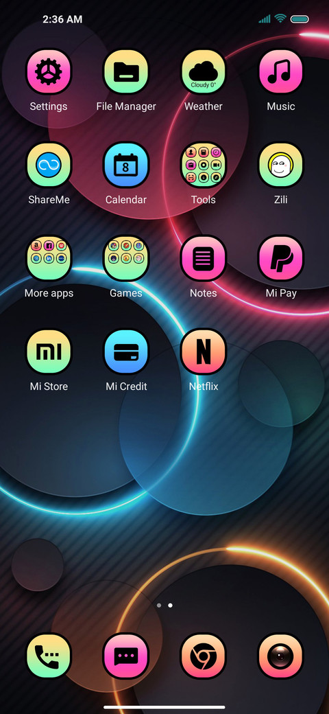 Neon ring screenshot