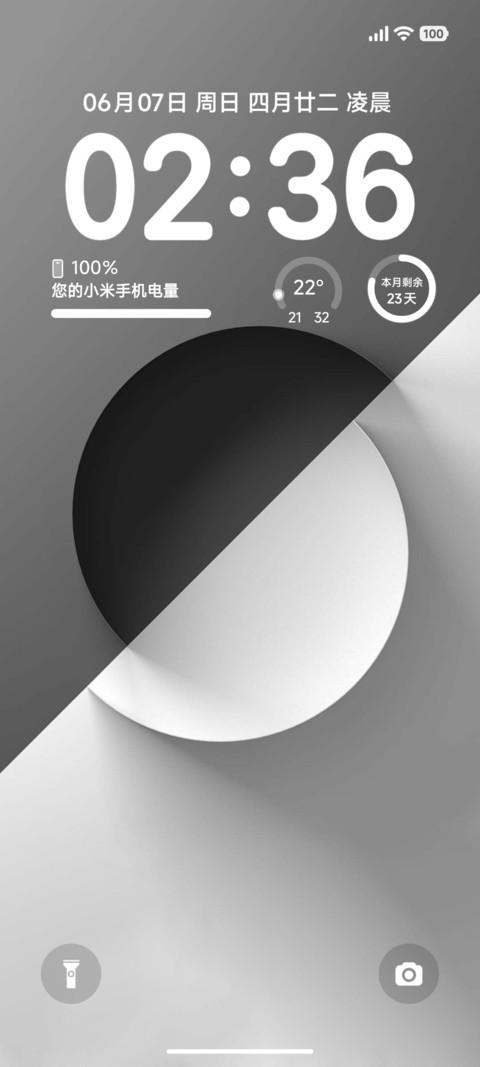 极简圆 screenshot